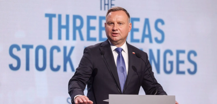 Prezydent Duda podczas otwarcia Konferencji Giełd Trójmorza: To największa szansa dla nas Polaków od XVII wieku