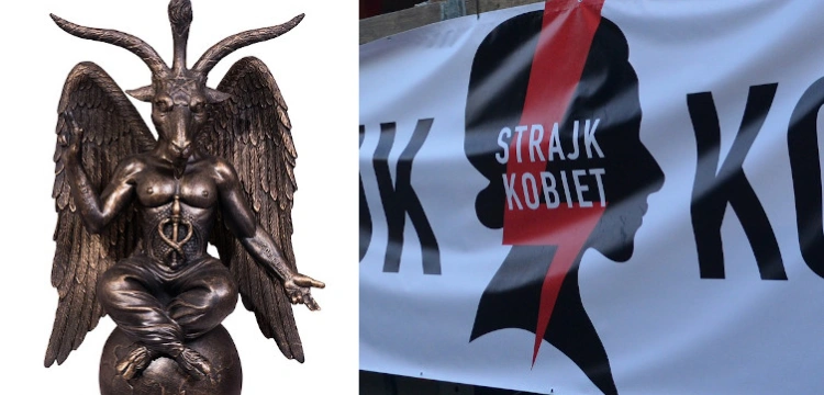 Globalny zakon Szatana popiera proaborcyjny Strajk Kobiet