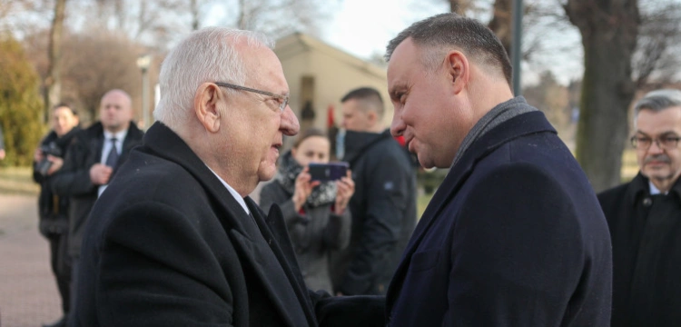 Prezydent Izraela zaprosił Andrzeja Dudę do Jerozolimy. ,,Chcielibyśmy podać dziś rękę narodowi polskiemu''