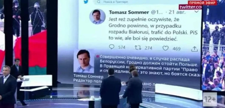 Wpis Sommera w rosyjskiej TV! ,,To prezent dla kremlowskiej propagandy''