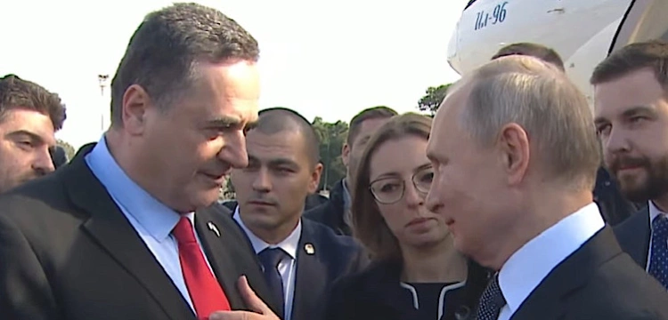 Katz wita Putina na lotnisku i dziękuje Armii Czerwonej
