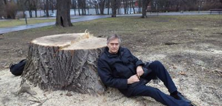 „Przeklinam was, rzeźnicy klonów”. Olgierd Łukaszewicz o wycince 100-letnich drzew w Ogrodzie Saskim