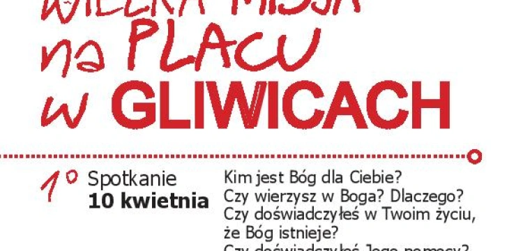 UWAGA! Rozpoczyna się ewangelizacja na placach