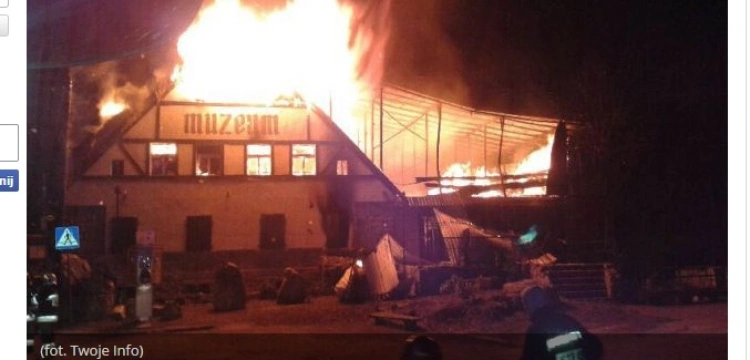Wielki pożar muzeum w Szklarskiej Porębie!