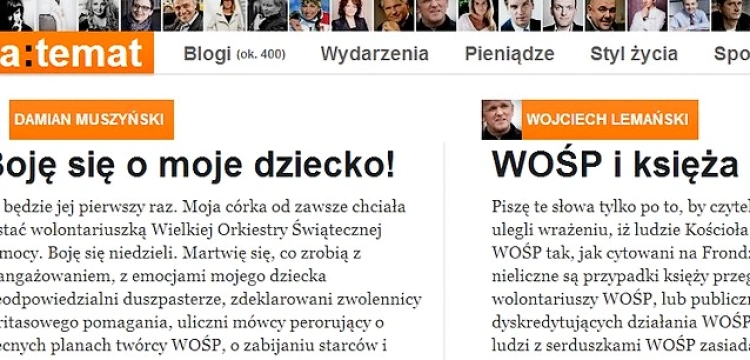 Psychoza Natemat.pl, czyli księża z Frondy na miotłach przeganiają wolontariuszy WOŚP