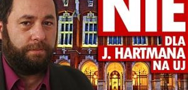 Już blisko 18 tys. osób chce usunięcia Hartmana z UJ!