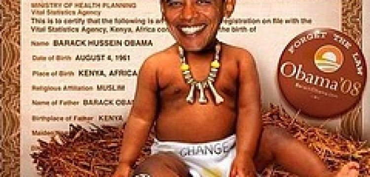 "Kenijski akt urodzenia Obamy to fałszywka, ale i tak jest prezydentem bezprawnie"