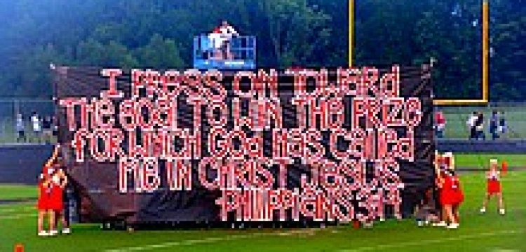 Cheerleaderki mogą skakać, ale bez Jezusa