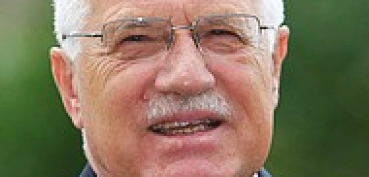 Vaclav Klaus na pielgrzymce w górach