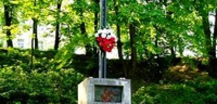 Swastyka na pomniku polskiej inteligencji we Lwowie