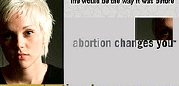 Plakaty w nowojorskim metrze: „Aborcja cię zmienia”