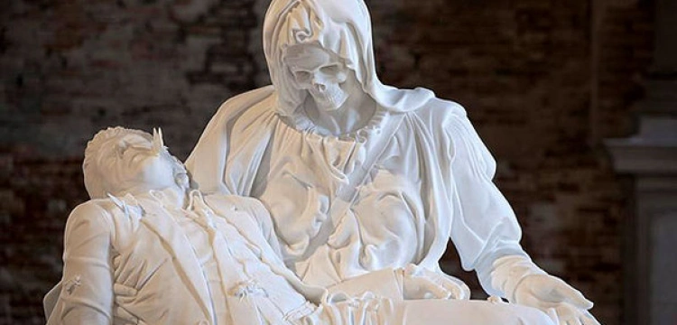 Kościotrup Maryi, Jezus z mózgiem w ręku, czyli sztuka według Belga