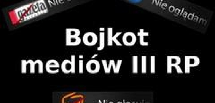 Wzywają do bojkotu TVN i "Wyborczej"