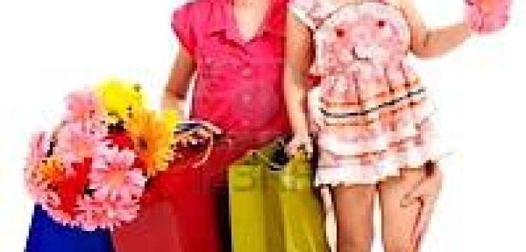 Czterolatki na shoppingu