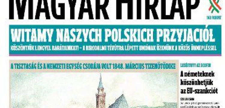 Węgrzy dziękują Polakom. Gazeta Wyborcza szydzi