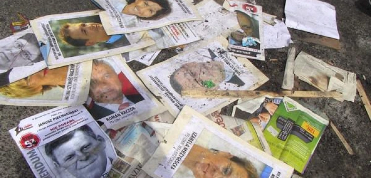 Fotoreportaż: Posłowie zablokowani przez "Solidarność"