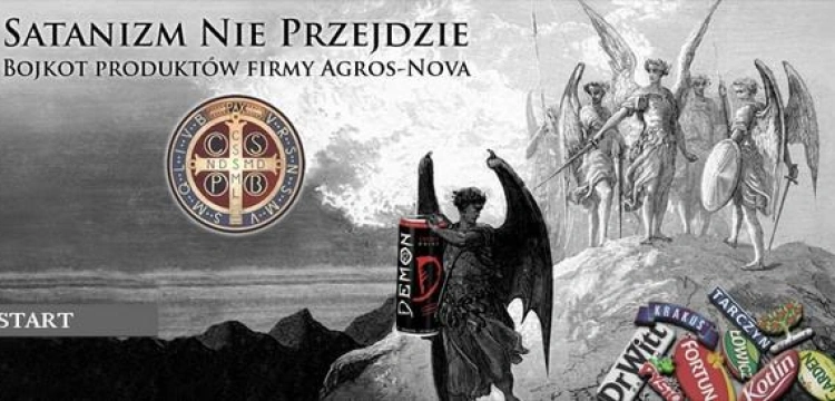 Satanizm nie przejdzie: bojkot produktów firmy Agros-Nova rusza