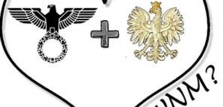 Hitlerowski orzeł + orzeł polski w koronie = wielka nieskończona miłość?