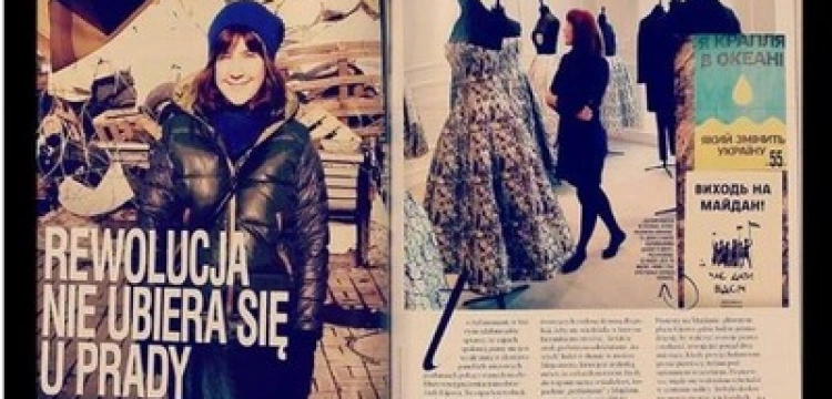 SKANDAL! Kolorowa gazetka pisze o modzie na Majdanie