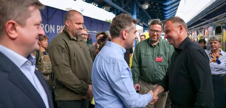 Prezydent Andrzej Duda przybył do Kijowa