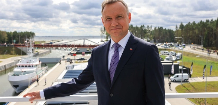 „To inwestycja, która wzmacnia suwerenność Rzeczypospolitej” - prezydent Duda o otwarciu kanału przez Mierzeję Wiślaną