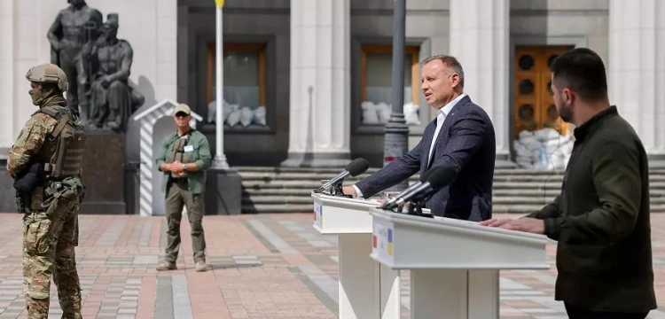 Prezydent Duda po powrocie z Kijowa: Krym musi być zwrócony Ukrainie