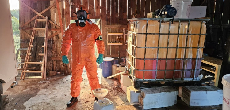 Laboratorium narkotykowe zlikwidowane. Zatrzymanym grozi do 20 lat odsiadki