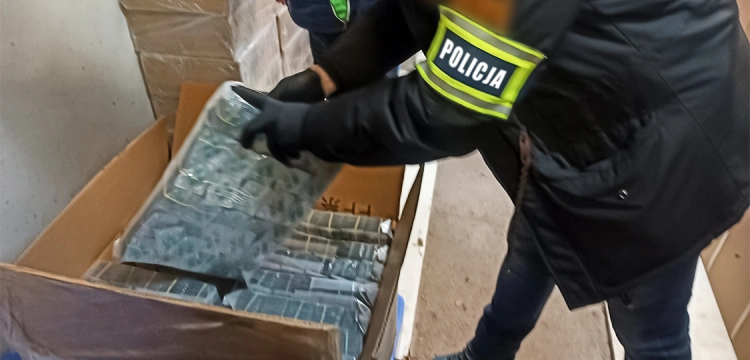 Cela plus: Likwidacja magazynu z nielegalnymi farmaceutykami. Zatrzymano dwie osoby