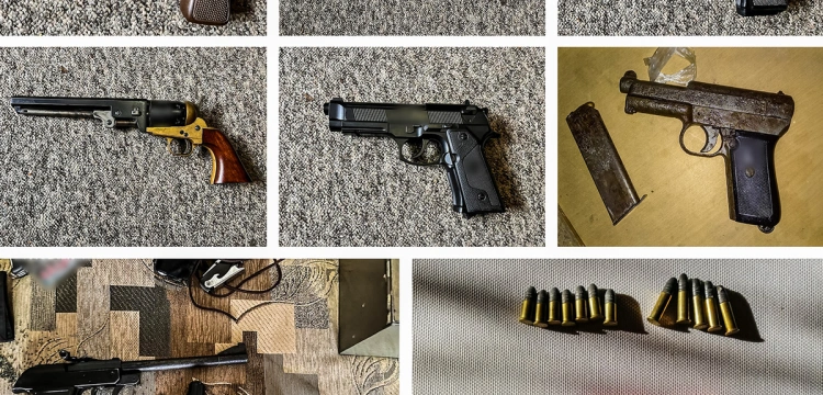 Cela plus: Policjanci zabezpieczyli istny arsenał. 7 osób zatrzymanych