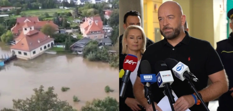 Woda podeszła pod bloki we Wrocławiu. Mieszkańcy o Sutryku: Kompletnie nas olał