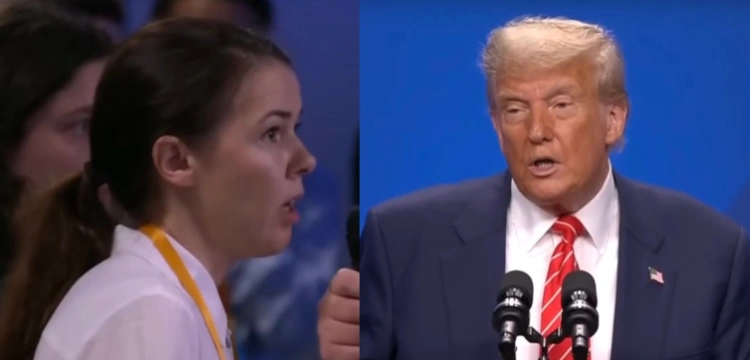 „Mój mąż tam jest, a ja z dziećmi jestem w Warszawie”. Historia dziennikarki poruszyła Trumpa