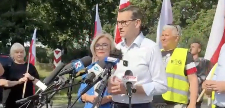 Mateusz Morawiecki: Mamy do czynienia z atakiem na polską granicę