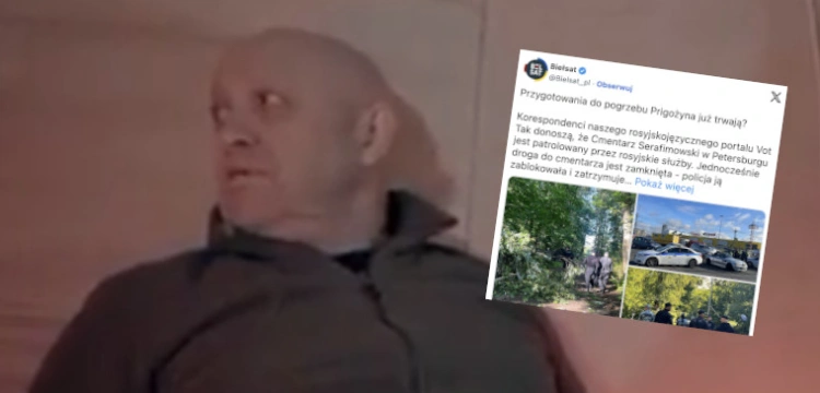 Pogrzeb Prigożyna. Putin nie weźmie udziału „z powodów rodzinnych”