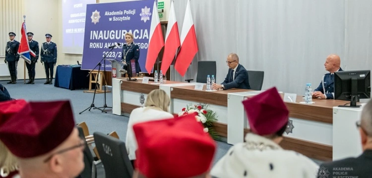 Pierwsza taka w historii Akademii Policji w Szczytnie inauguracja roku akademickiego