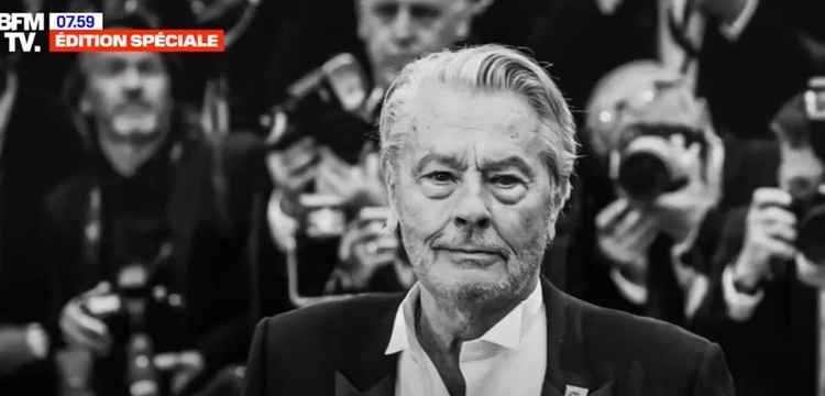 Pożegnanie legendy światowego kina – zmarł Alain Delon