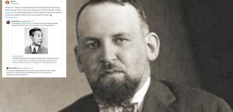 "The Spectator" uległ presji! Jest zdjęcie polskiego dyplomaty ratującego Żydów