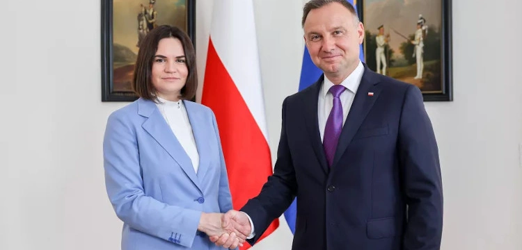 Prezydent Duda spotka się z Cichanouską i białoruską opozycją