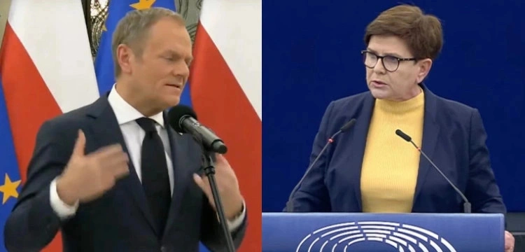 Szydło o wystąpieniu Tuska: Kłamie, bo nic innego nie potrafi