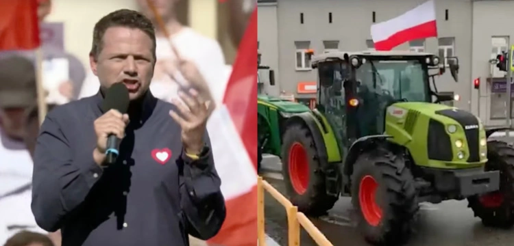 „To niebezpieczne”. Trzaskowski nie chce rolników w Warszawie