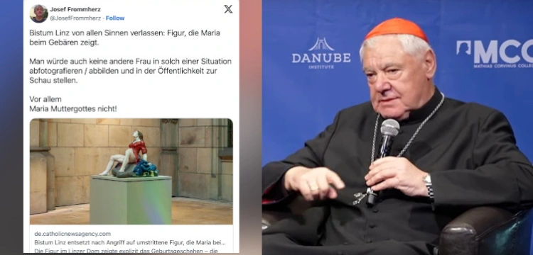 Bluźniercza figura w austriackiej katedrze. Stanowcze słowa kard. Müllera