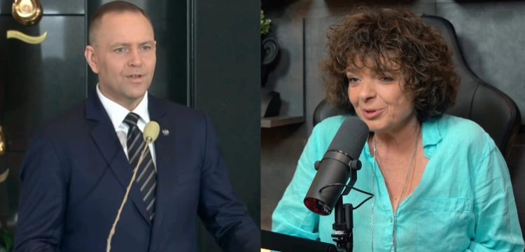 Żenujący występ Grocholi. Jastrzębowski sprowadza literatkę do parteru