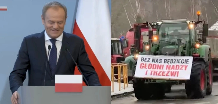 „Tusk odpuścił postulaty rolników”. Jabłoński: Polskę zaleją produkty z Ukrainy