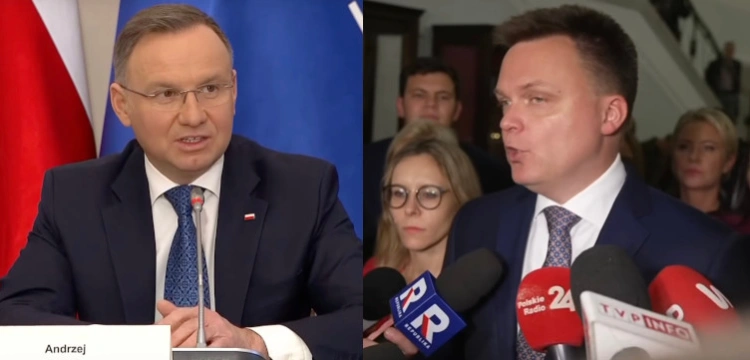 Marszałek Hołownia wygasił mandaty posłom PiS. Przestrzegał go przed tym prezydent