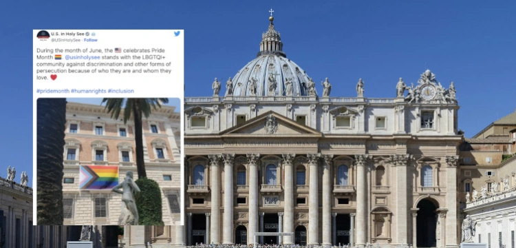 „To splunięcie w twarz katolikom”. Ambasada USA w Watykanie świętuje „pride month”