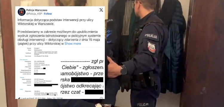 Skandaliczna interwencja w domu Sakiewicza. Policja publikuje wydruk zgłoszenia
