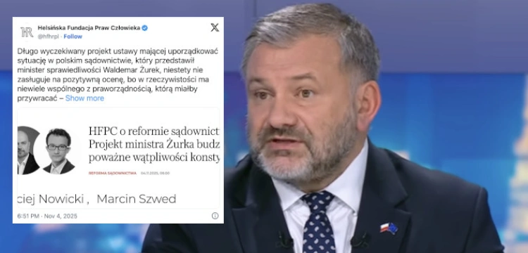 Helsińska Fundacja Praw Człowieka: Projekt ministra Żurka ma niewiele wspólnego z praworządnością