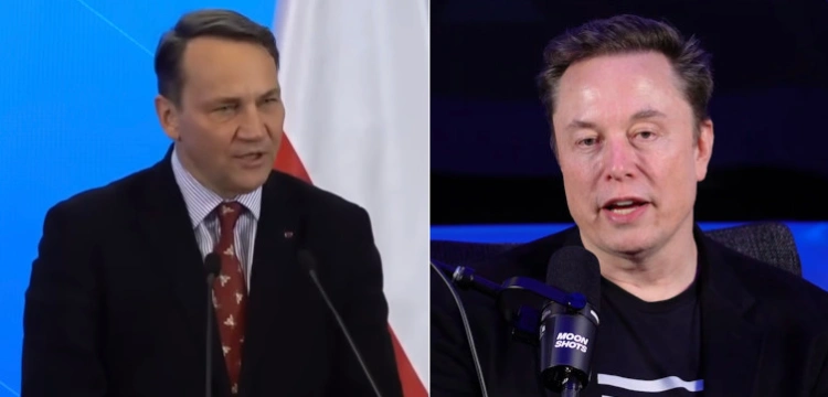 „Śliniący się imbecyl”. Ostra wymiana zdań między Sikorskim a Muskiem