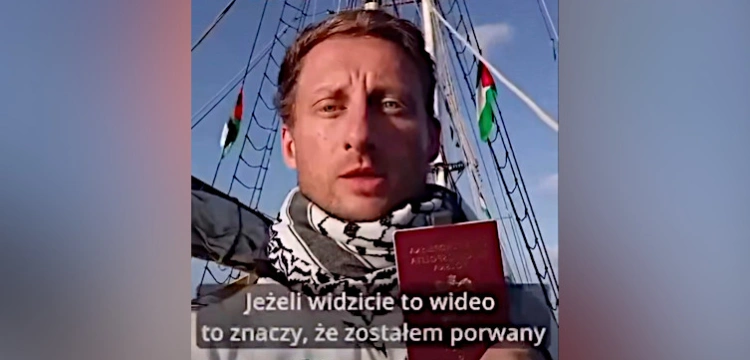 Statek z posłem Sterczewskim na pokładzie przechwycony przez Izrael. MSZ: Monitorujemy sytuację