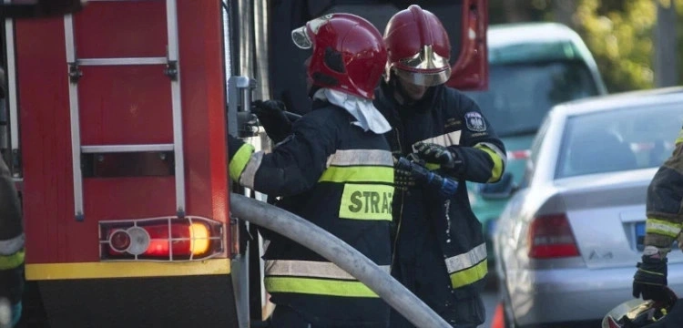 Pożar w szpitalu MSWiA w Bydgoszczy