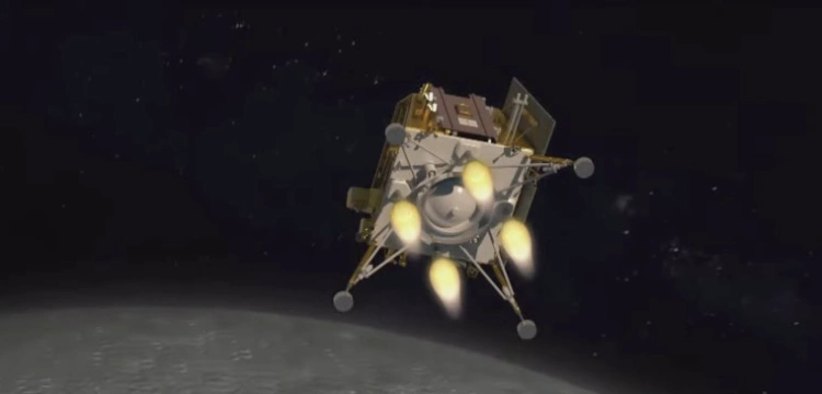 Historyczna chwila. Indyjska sonda wylądowała na południowej stronie Księżyca